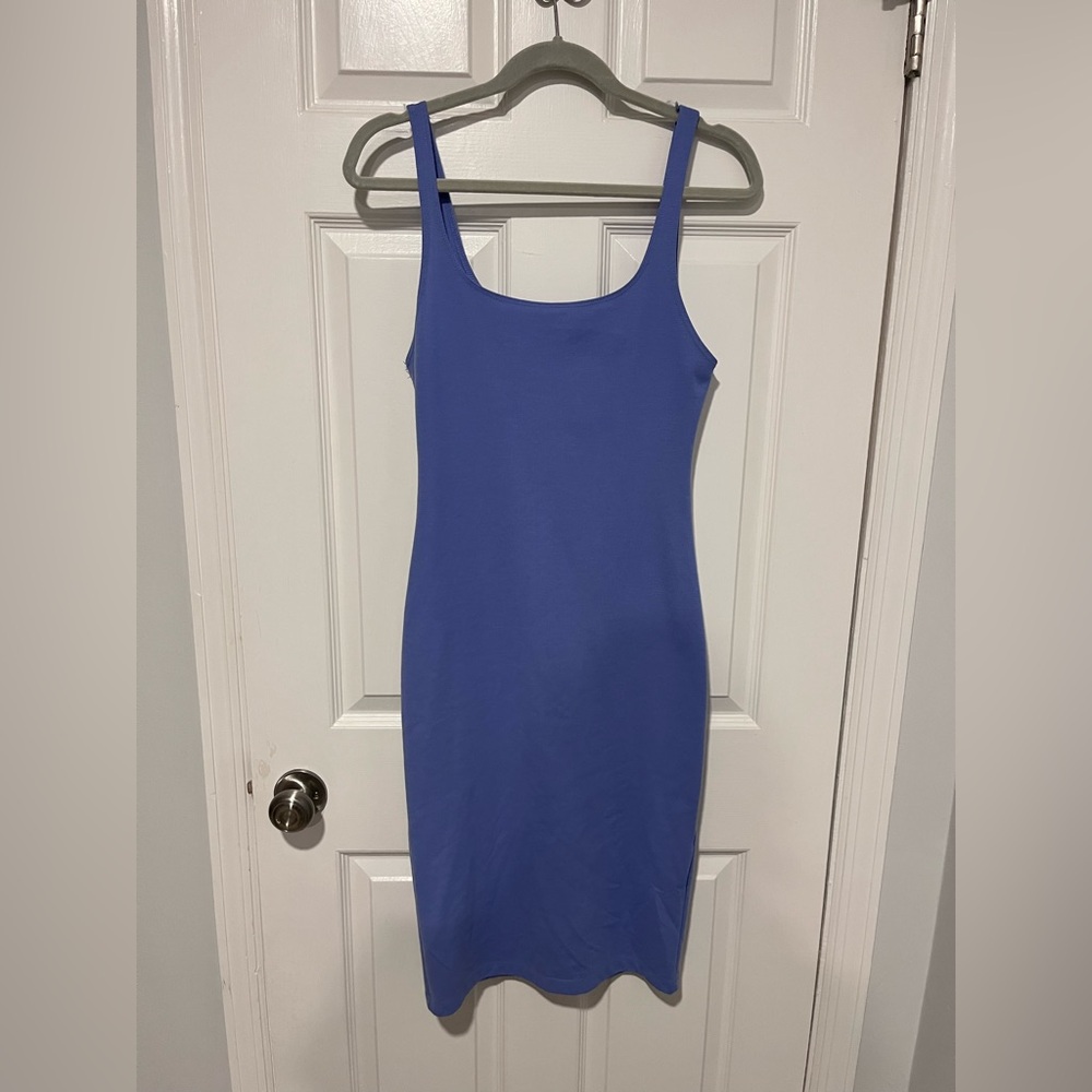 Purple Sleeveless Tight Fitting Dress